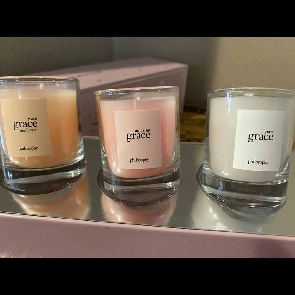 3 Philosophy candle set